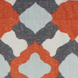 RLF Home Twinkle Regal 100% Cotton with Fully Lined 3" Rod Pocket Valnance for Windows 50" x 17" Multi