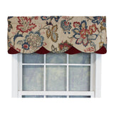 RLF Home Silvia Petticoat 100% Cotton with Fully Lined 3" Rod Pocket Valnance for Windows 50" x 15" Walnut