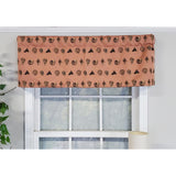 RLF Home Modern Design Classic Seascape Tailored Style Window Valance 50" x 17" Peach