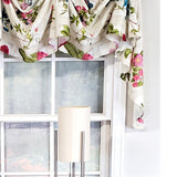 RLF Home Luxurious Modern Design Garden Pallet Victory Swag 3-Scoop Window Valance 50" x 25"