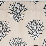 RLF Home Luxurious Modern Design Classic Deep-Sea Regal Style Window Valance 50" x 17"