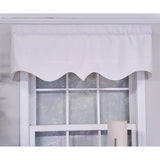RLF Home Luxurious Modern Design Classic Soft Rayon Regal Style Window Valance 50" x 17"