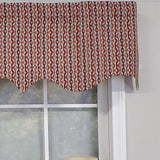 RLF Home Modern Design Classic Anorak Regal Style Window Valance  50" x 17" Multicolor