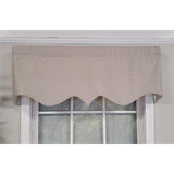 RLF Home Luxurious Modern Design Classic Soft Rayon Regal Style Window Valance 50" x 17"