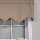 RLF Home Luxurious Modern Design Classic Soft Rayon Regal Style Window Valance 50" x 17"
