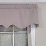 RLF Home Luxurious Modern Design Classic Soft Rayon Regal Style Window Valance 50" x 17"