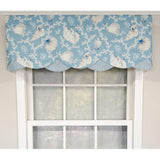 RLF Home Luxurious Modern Design Classic Jenna Glory Style Window Valance 50" x 16"