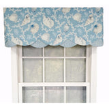 RLF Home Luxurious Modern Design Classic Jenna Glory Style Window Valance 50" x 16"