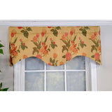 RLF Home Luxurious Modern Design Classic Garland Regal Style Window Valance 50" x 17"