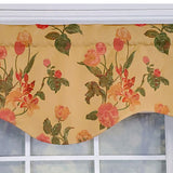 RLF Home Luxurious Modern Design Classic Garland Regal Style Window Valance 50" x 17"