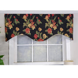 RLF Home Luxurious Modern Design Classic Garland Regal Style Window Valance 50" x 17"