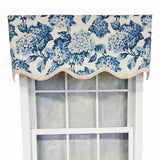 RLF Home Luxurious Modern Design Classic Summer Wind Provance Style Window Valance 50" x 16"