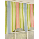 RLF Home Bay Stripe Regal Lining Luxurious and Elegant Window Treatment Valance 50" x 17" Multicolor