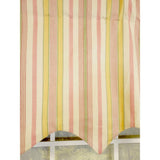RLF Home Guava Stripe Regal 3" Rod Pocket Lining Luxurious and Elegant Window Treatment Valance 50" x 17" Pink