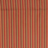 RLF Home Roman Stripe Regal 3" Rod Pocket Lining Luxurious and Elegant Window Treatment Valance 50" x 17" Orange