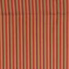 RLF Home Roman Stripe Regal 3" Rod Pocket Lining Luxurious and Elegant Window Treatment Valance 50" x 17" Orange