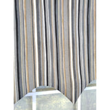 RLF Home Runner Stripe Regal 3" Rod Pocket Lining Luxurious and Elegant Window Treatment Valance 50" x 17" Gray