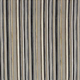 RLF Home Runner Stripe Regal 3" Rod Pocket Lining Luxurious and Elegant Window Treatment Valance 50" x 17" Gray