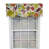 RLF Home Antonia Provence Colorful Leaves and Blossoms Effortless Installation Luxurious Window Treatment Valance 50" X 15"