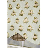 RLF Home 3" Rod Pocket High Quality Fabric Pineapple Field Petticoat Valance for Windows 50" x 15"