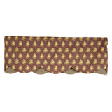 RLF Home 3" Rod Pocket High Quality Fabric Cherry Vine D-Regal Valance for Windows 50" x 17" Rose
