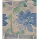 RLF Home 3" Rod Pocket High Quality Fabric Mantra Pleated Valance for Windows 50" x 17" Azure