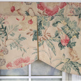 RLF Home 3" Rod Pocket High Quality Fabric Hortencia Mandy Valance for Windows 50" x 17" Beige