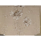RLF Home 3" Rod Pocket High Quality Fabric Desert Flower Mandy Valance for Windows 50" x 17" Camel