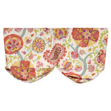 RLF Home 3" Rod Pocket High Quality Fabric Jubilee Stationary Balloon Valance for Windows 50" x 23" Multi