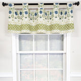 RLF Home 4" Top Tab High Quality Fabric Viviana Tab Valance for Windows 50" x 16" Natural