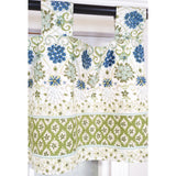 RLF Home 4" Top Tab High Quality Fabric Viviana Tab Valance for Windows 50" x 16" Natural