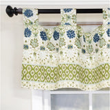 RLF Home 4" Top Tab High Quality Fabric Viviana Tab Valance for Windows 50" x 16" Natural