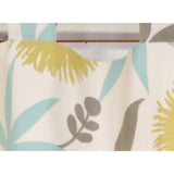 RLF Home 4" Top Tab High Quality Fabric Shine Tab Valance for Windows 50" x 16" Natural