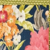 RLF Home 3" Rod Pocket High Quality Fabric Queen's Favor Pleated Valance for Windows 50" x 16" Marine