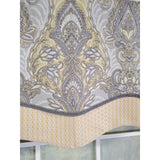RLF Home 3" Rod Pocket High Quality Fabric Nobility Glory Valance for Windows 50" x 16" Gary