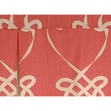 RLF Home 3" Rod Pocket High Quality Fabric Cordon Mandy Pleated Valance for Windows 50" x 15" Persimon