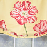 RLF Home 100% Cotton La Tulipe Butterfly With Poly/Cotton lining Rod Pocket Valance 50" x 17" Yellow