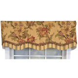 RLF Home 100% Cotton Dewsbury Glory  Fully lined Windows Rod Pocket Valance 50" x 16"  Beige