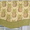 RLF Home 100% Cotton Kingston Glory  Fully lined Windows Rod Pocket Valance 50