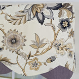RLF Home 100% Cotton Zanzibar Petticoat With Poly/Cotton lining Rod Pocket Valance 50" x 17" Gray