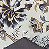RLF Home 100% Cotton Zanzibar Petticoat With Poly/Cotton lining Rod Pocket Valance 50" x 17" Gray