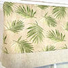 RLF Home 100% Cotton Hawthorn Banded With Poly/Cotton Ivory lining Rod Pocket Valance 50" x 17" Taupe