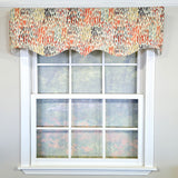 RLF Home 100% Cotton Dazzle Regal With Poly/Cotton Ivory lining Rod Pocket Valance 50" x 17" Gray