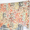RLF Home 100% Cotton Dazzle Regal With Poly/Cotton Ivory lining Rod Pocket Valance 50" x 17" Gray