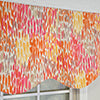 RLF Home 100% Cotton Dazzle Provance With Poly/Cotton Ivory lining Rod Pocket Valance 50