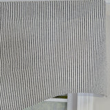 RLF Home 100% Cotton Seersucker Regal With Poly/Cotton Ivory lining Rod Pocket Valance 50" x 16" Black