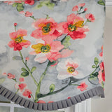 RLF Home 100% Cotton Prosperity Provance  Fully lined Windows Rod Pocket Valance 50" x 15"  Gray