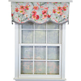 RLF Home 100% Cotton Prosperity Provance  Fully lined Windows Rod Pocket Valance 50" x 15"  Gray