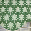 RLF Home St. Croix Cornice Valance - 100% Cotton with Ivory Lining 50" x 17"  Green