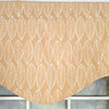 RLF Home Fall Cornice Valance - 100% Cotton with Ivory Lining 50